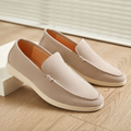 Men’s Genuine Suede Leather Loafers – Casual Office Boat Shoes with Custom Services