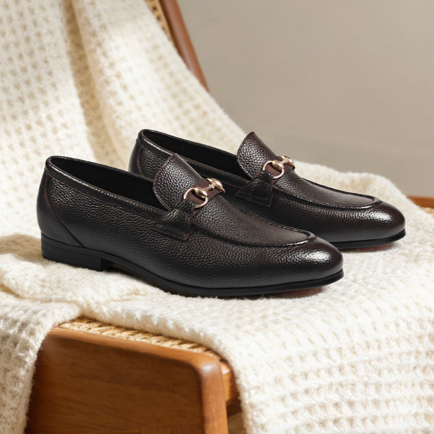 Men’s Lightweight Slip-On Loafers – Breathable Anti-Slip Casual Walking Shoes